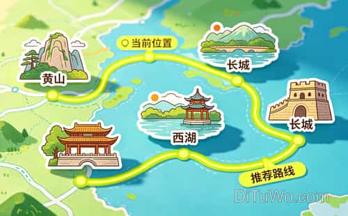 地图上每个标注地点,都藏着一段未讲完的故事